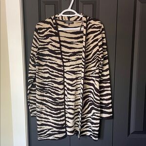 Jones Studio Zebra Cardigan